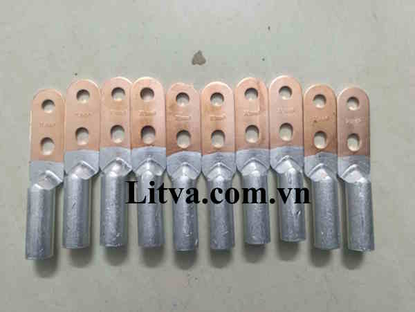 Đầu cos nối dây điện đồng nhôm 2 lỗ 120mm2